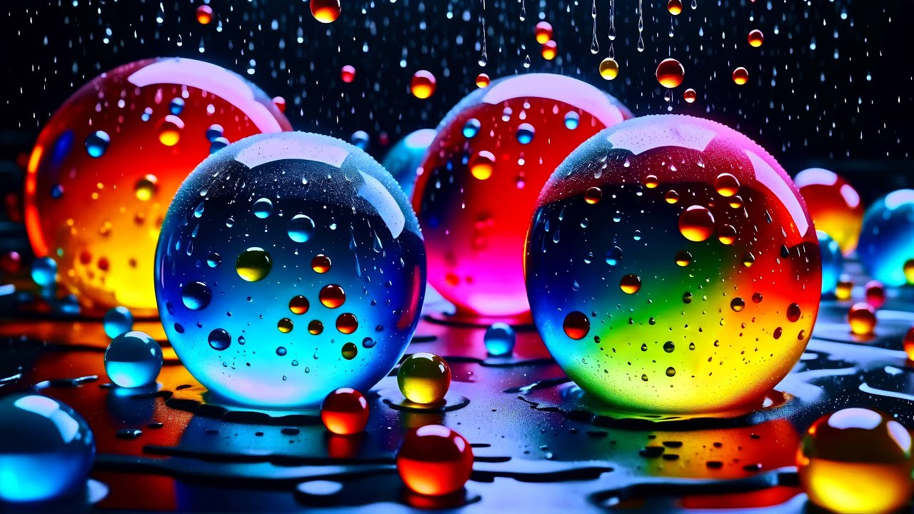 🔮 What Screensaver Wizard Sees in a Scrying Pool as Background for His Abstract TV 🔮