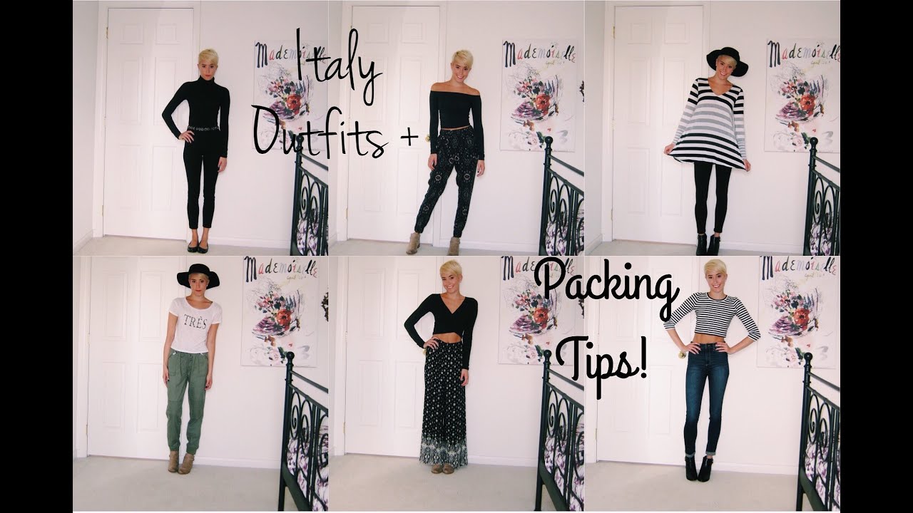 What I'm Wearing to Italy + Packing Tips!