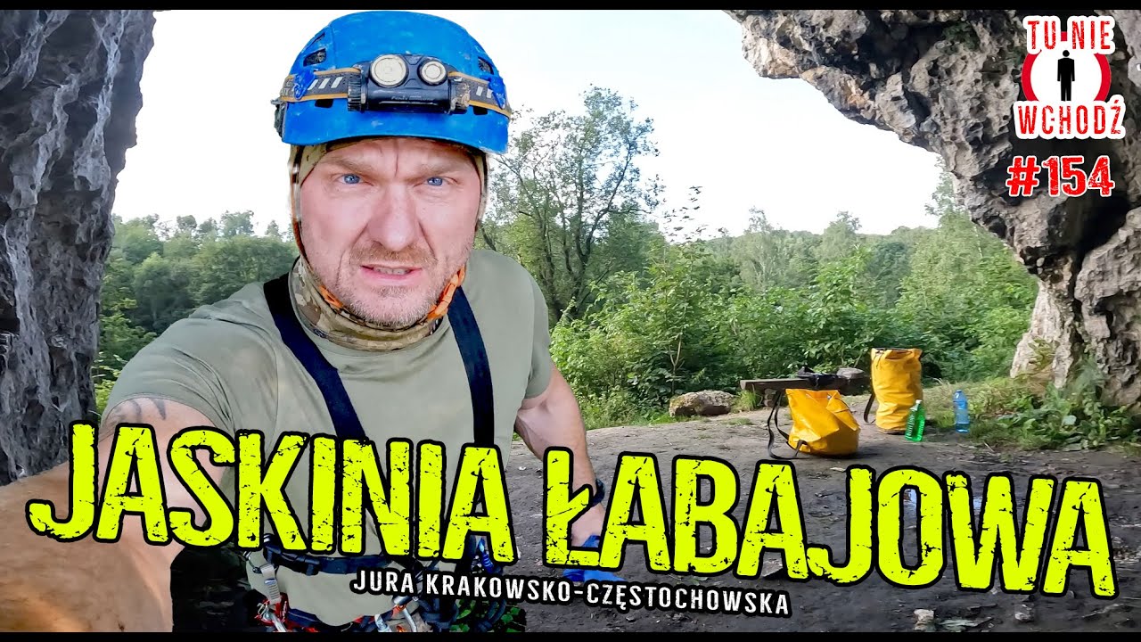 ZJEŻDŻAMY W ODCHŁAŃ  - 18 metrów w dół - Jaskinia Łabajowa