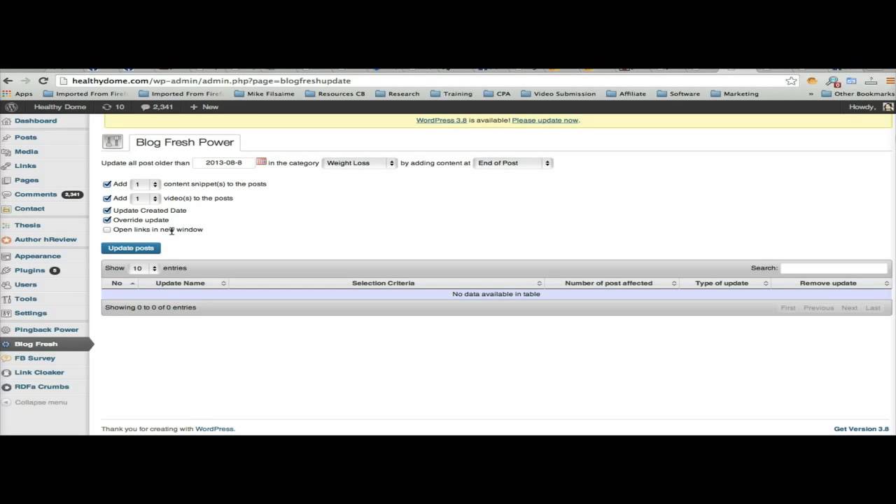 Blog Fresh Power | Blog Fresh Power WP Plugin Reviews