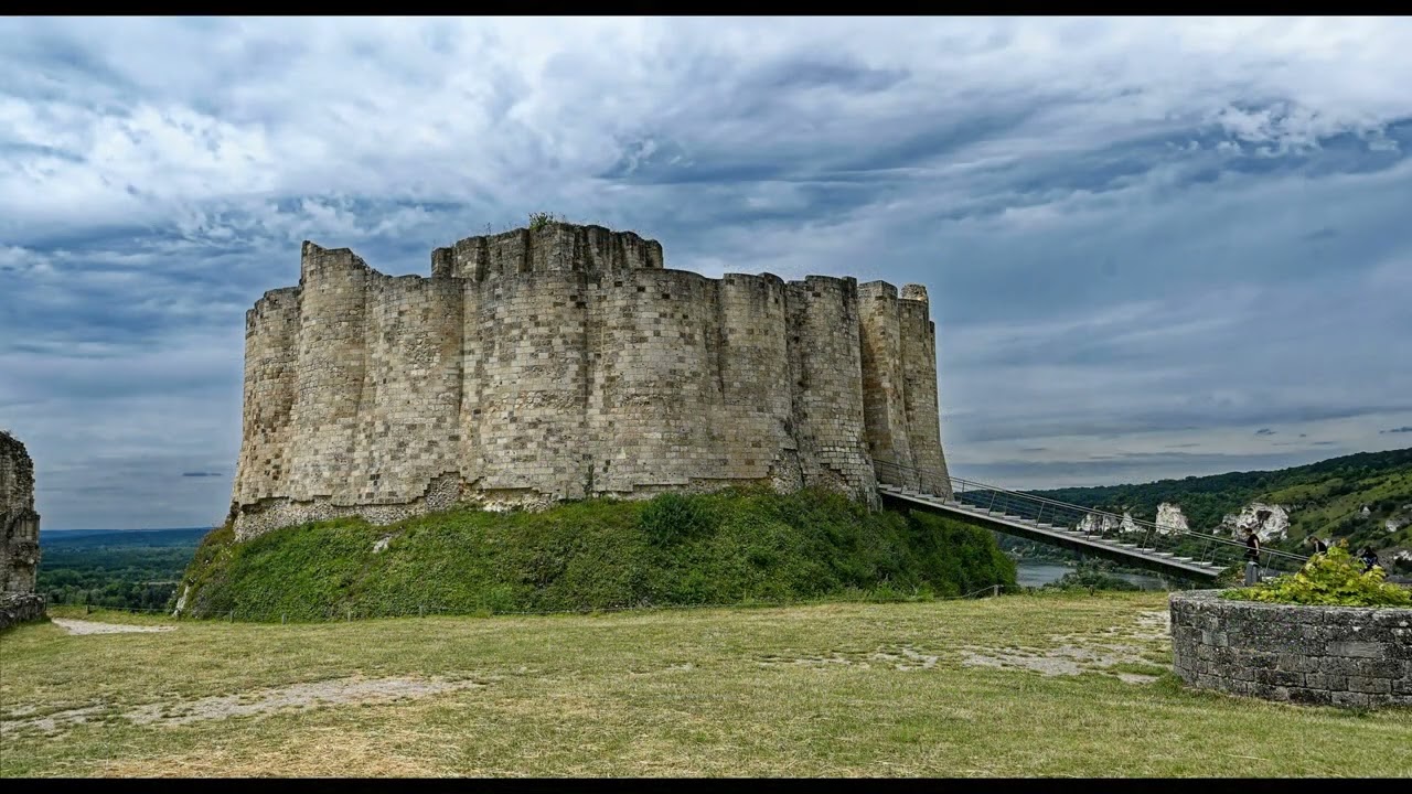 Château Gaillard 4K - Le château de Richard Cœur de Lion - Les Andelys - Région Normandie - France