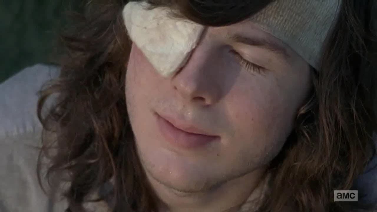 After Carl Grimes gets bit.