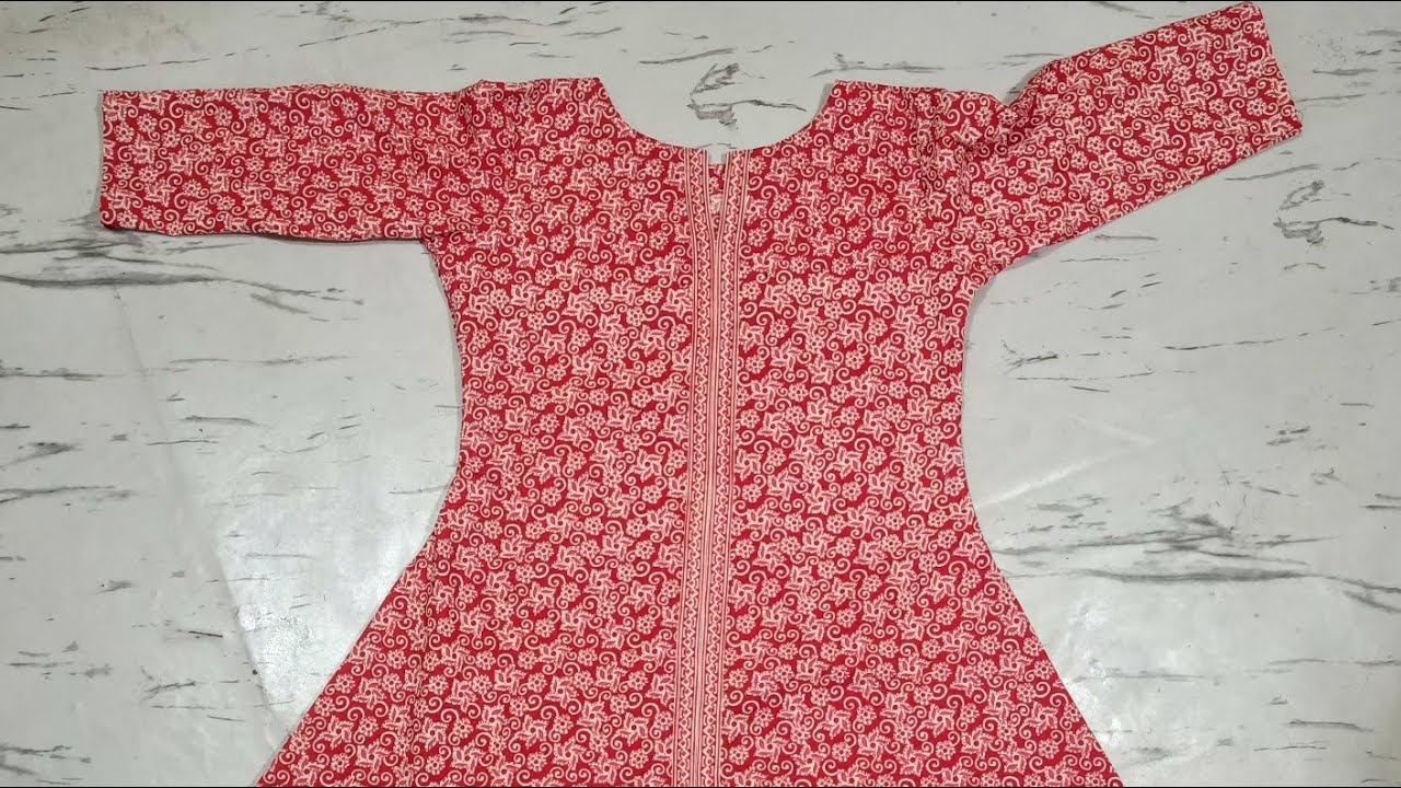 Beautiful Aline kurta with front slit #fashion #trending #kurti #foryou #fashion 