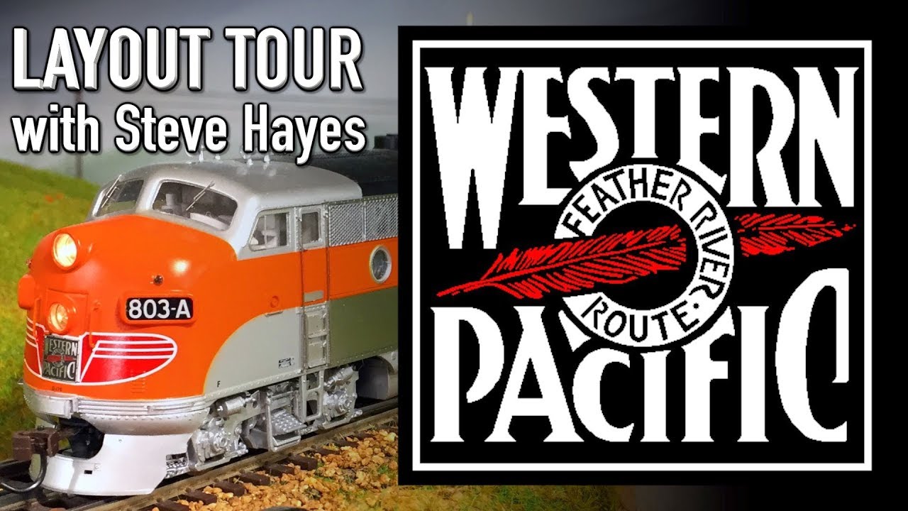 Western Pacific 1967 HO Scale DCC Model Railroad Layout Tour with Steve Hayes WP