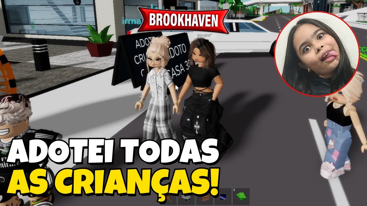 ADOTEI TODAS AS CRIANÇAS POSSÍVEIS EM BROOKHAVEN! 😱👶 ROBLOX BROOKHAVEN RP