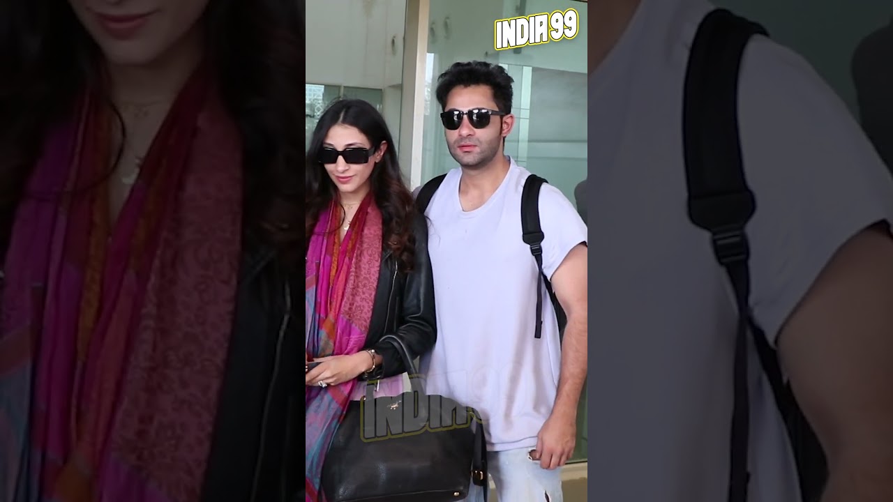 Arman Jain & Annisha Malhotra Leaving From Jaisalmer Airport Post Sid Kiara Marriage