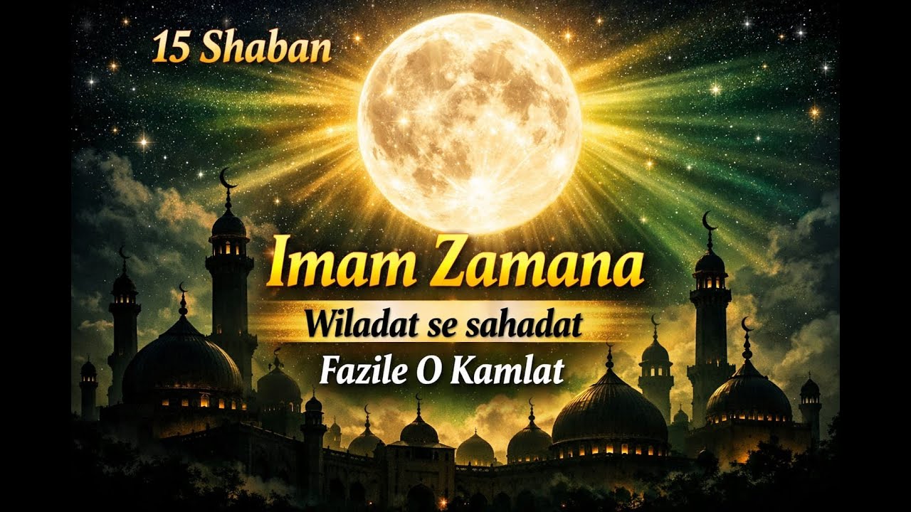 15 Shaban Jashan e Wiladat Imam Mahdi (AS)