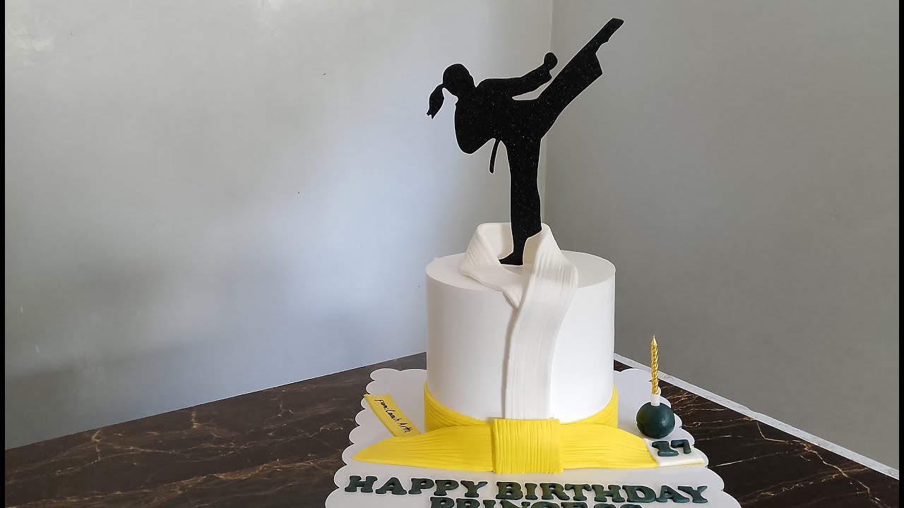 KARATE/TAEKWONDO theme cake| JenBasigsig