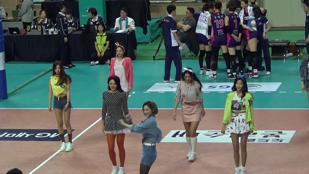 20180224 서울 장충체육관 GS 칼텍스 배구단 치어리더 직캠 - 롤리폴리