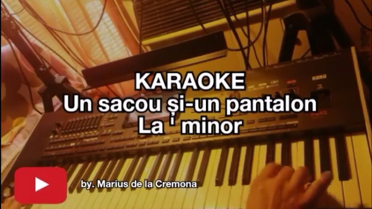 Un sacou și-un pantalon (La ' min) - KARAOKE (cover Vali Vijelie și Costeluș de la Buzău)