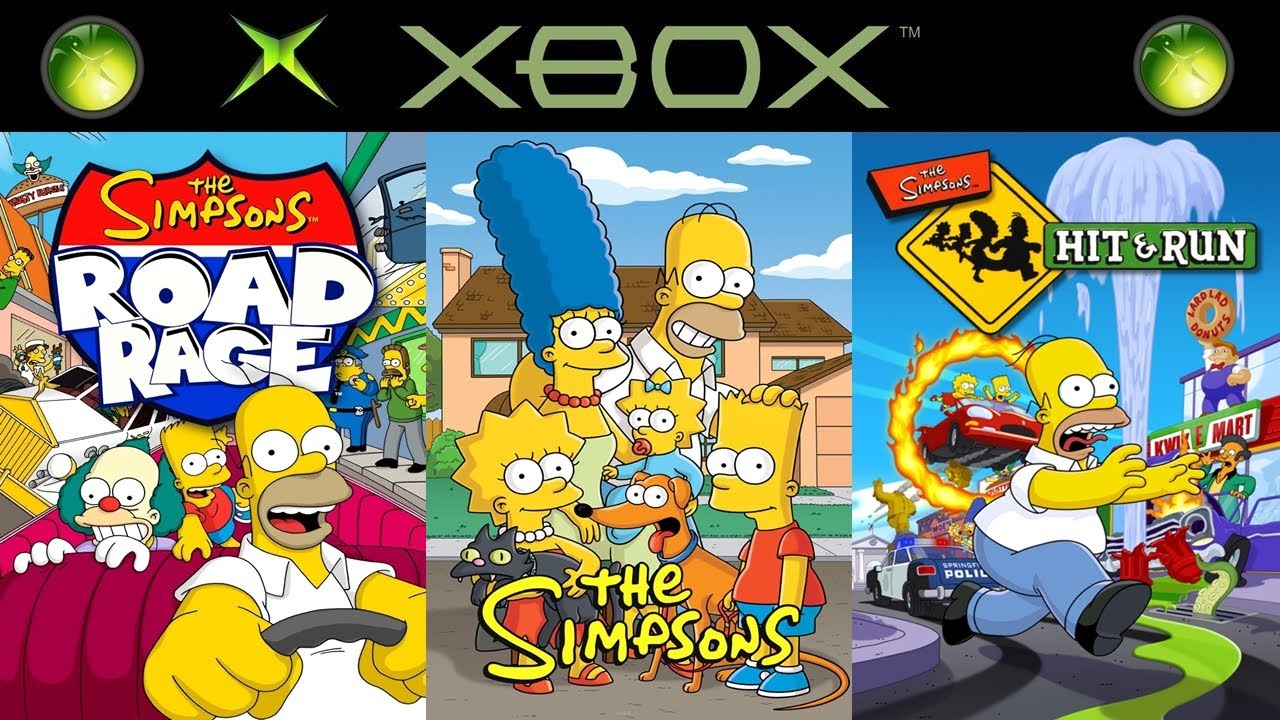 All The Simpsons Games on Xbox