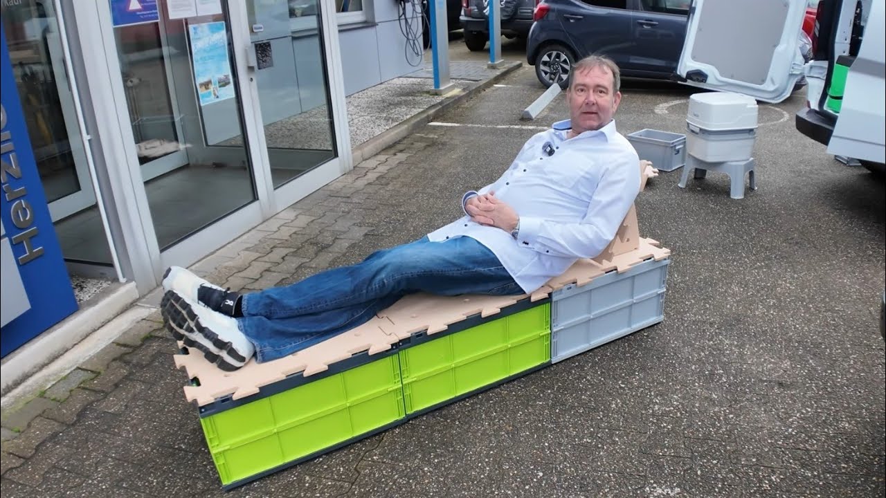 WOHNMOBIL in 5 Min. bauen billiger als IKEA Handwerksmeister Olaf erfindet Baukastensystem OWOMO