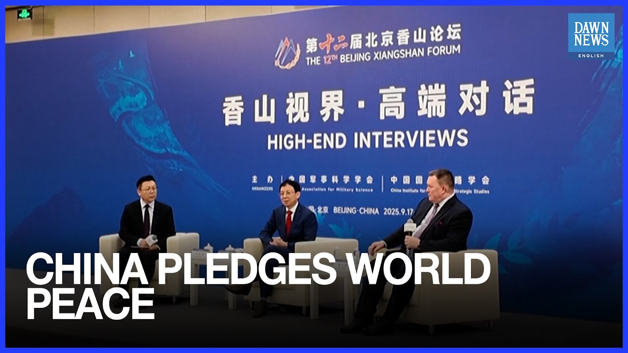 Chinese Defense Minister Vows Stronger Push for Global Peace at Security Forum | Dawn News English
