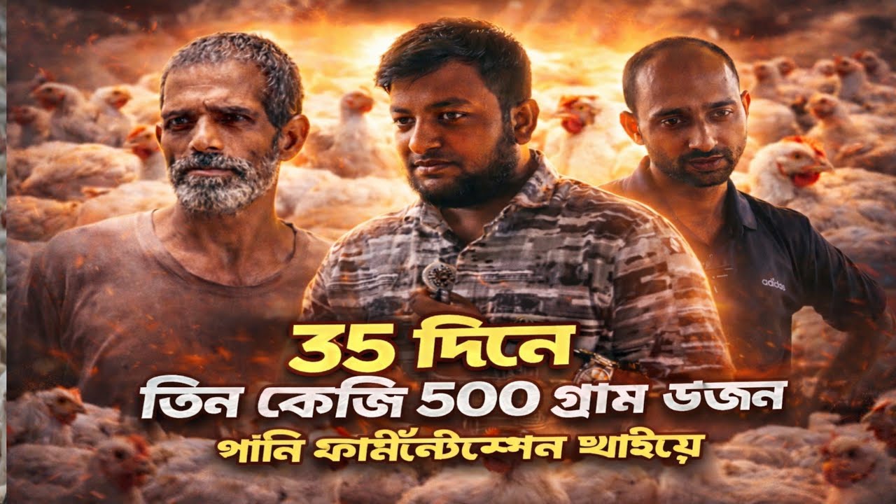 ৫০ লক্ষ টাকা ইনকাম দেড় বছরে পানি এবং ভুট্টা ফার্মেন্টেশন খাইয়ে ব্রয়লার মুরগিতে কিভাবে সম্ভব।