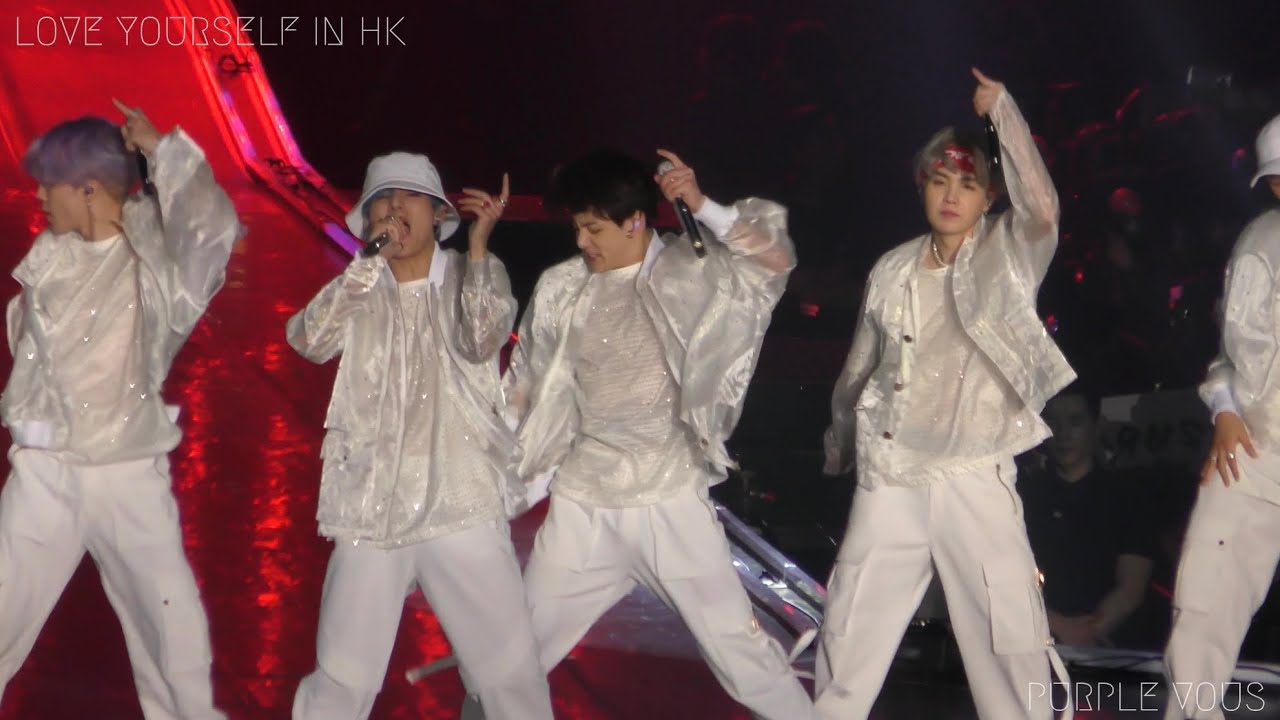 190321 BTS 방탄소년단 MIC Drop V 뷔 Focus (4K) @ LOVE YOURSELF IN HK