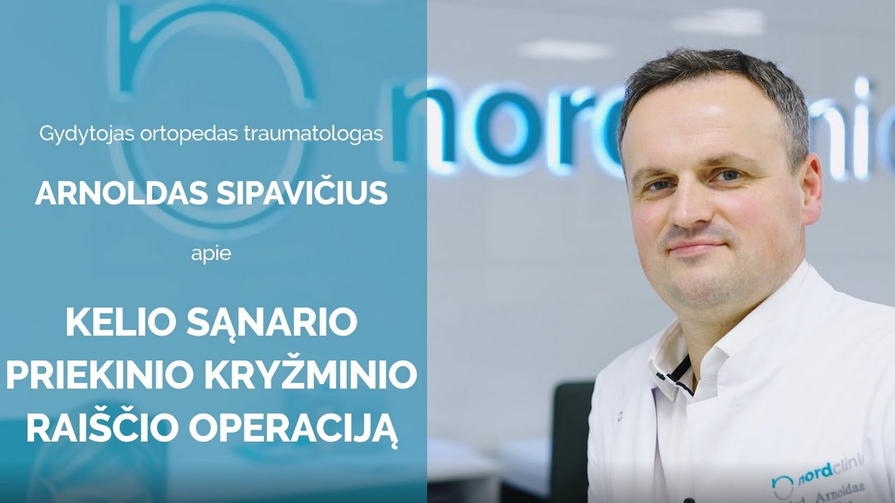 Kelio sąnario priekinio kryžminio raiščio operacija