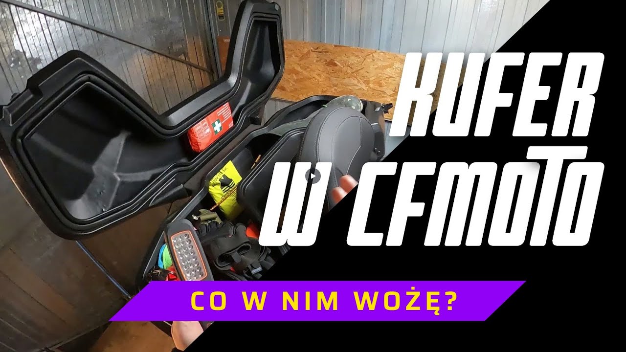 [10] Kufer SHARK w CF MOTO 520L - co w nim wożę?