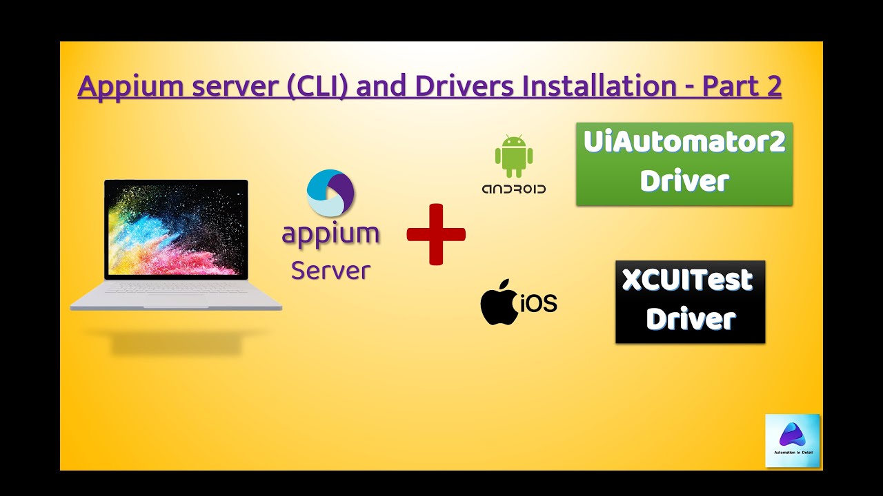 8 | Installation of Appium CLI server | UIAutomator2 | XCUITest Driver | Windows & Mac | Latest |