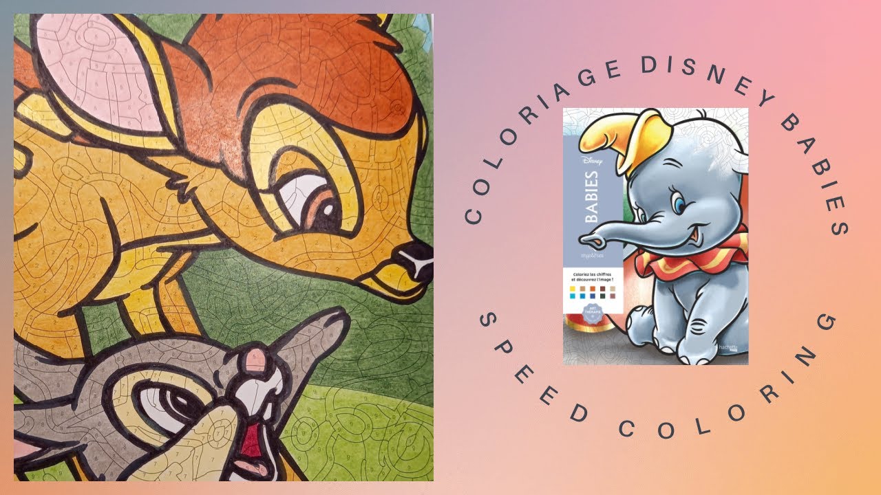 COLORIAGE DISNEY BABIES MYSTERE SPEED COLORING