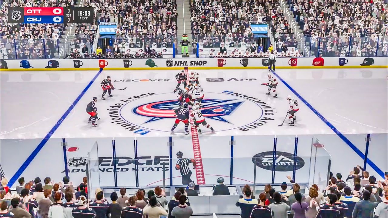 Columbus Blue Jackets vs Ottawa Senators 1/20/2026 NHL 26 Gameplay