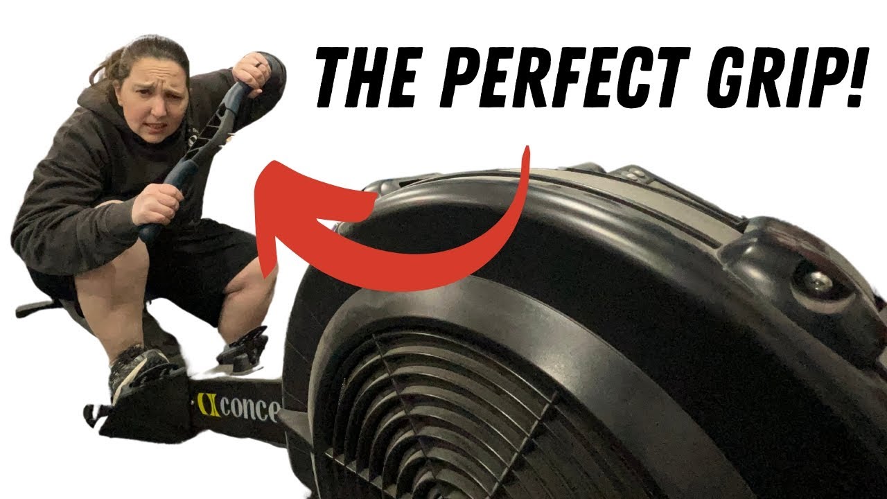 Rowing Machine Handle Grip - How to not Overgrip!