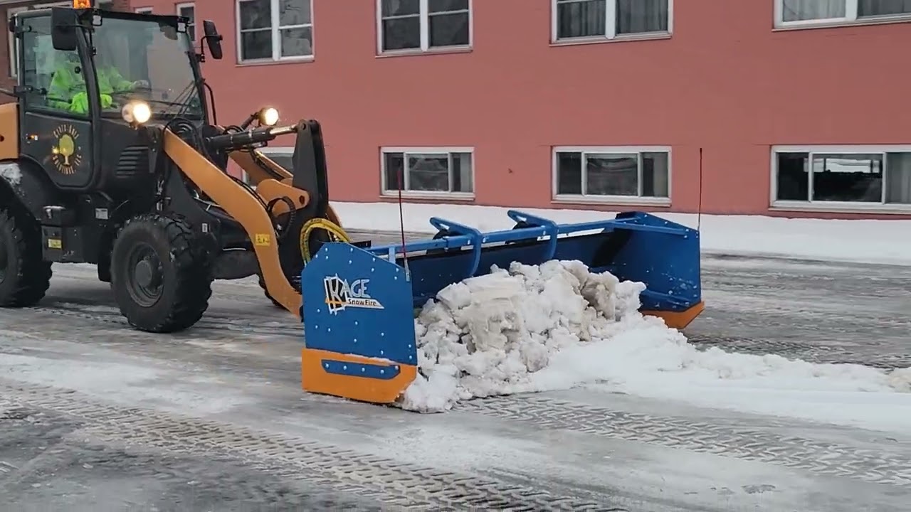 Kage plow system in ice and snow