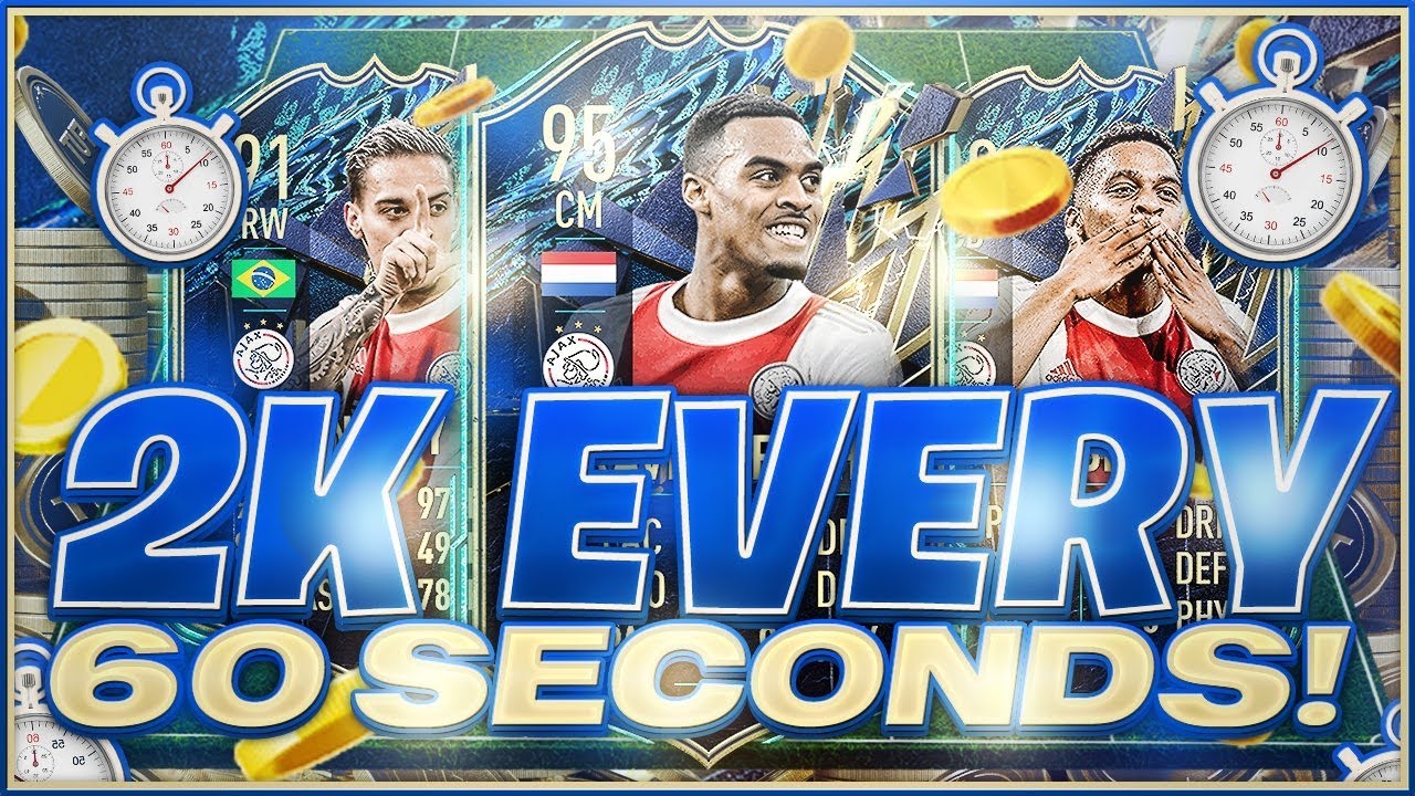 OMG! 2K EVERY 60 SECONDS FIFA 22 BEST TRADING METHOD (FIFA 22 SNIPING FILTERS & FLIPPING)