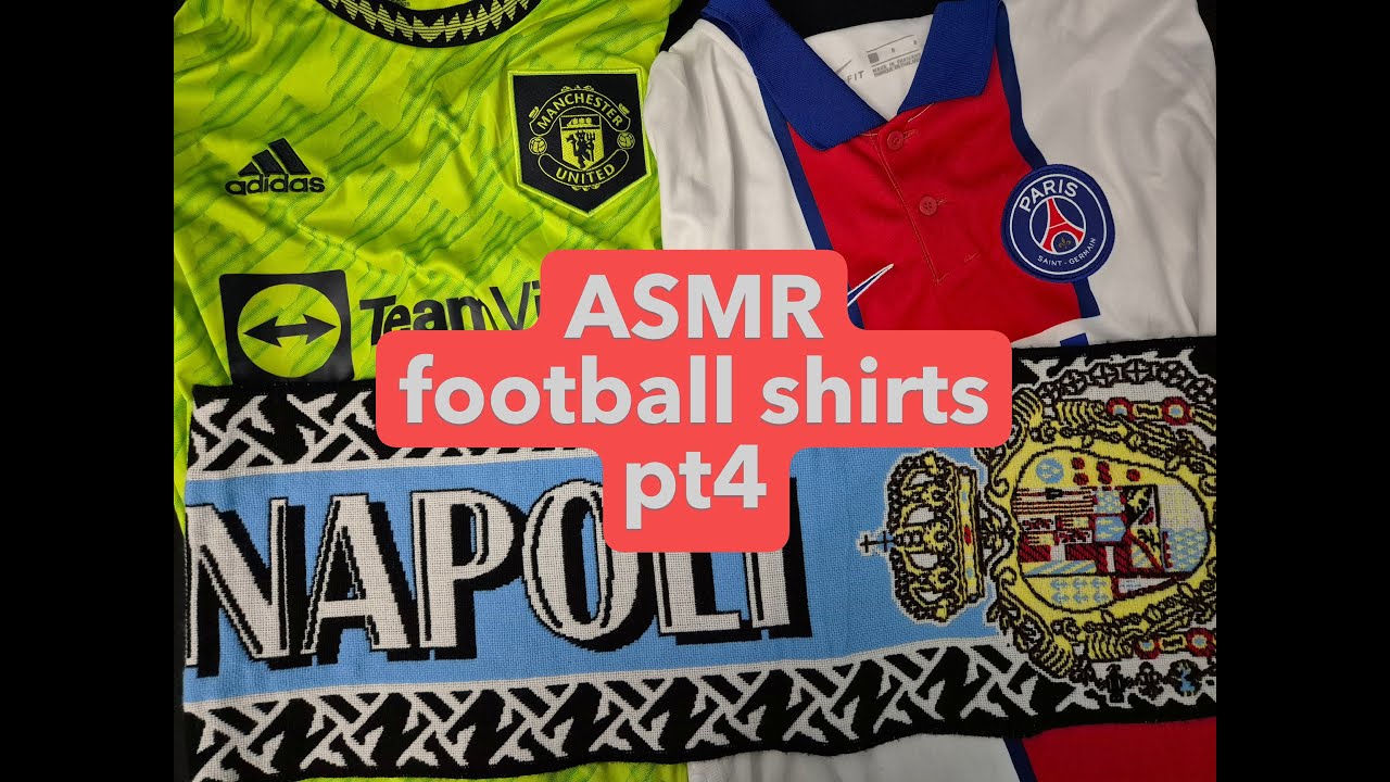 ASMR | My football shirt collection - PT4