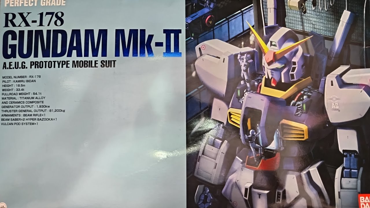 Unboxing Perfect Grade Gundam MkII #gundam #zgundam #zetagundam #gundammodels #mobilesuitgundam 