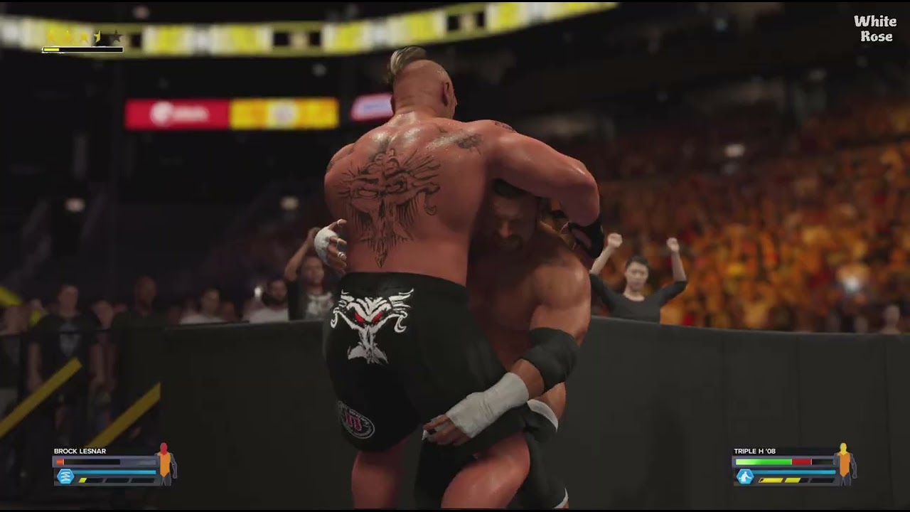 WWE 2K24 | Brutal Match - The Beast Brock Lesnar VS King of Kings The Game Triple H 