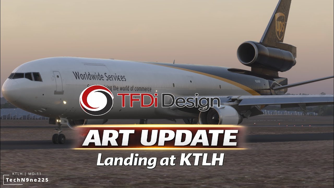 Landing at KTLH | TFDi MD-11 Art Update | Microsoft Flight Simulator 2024