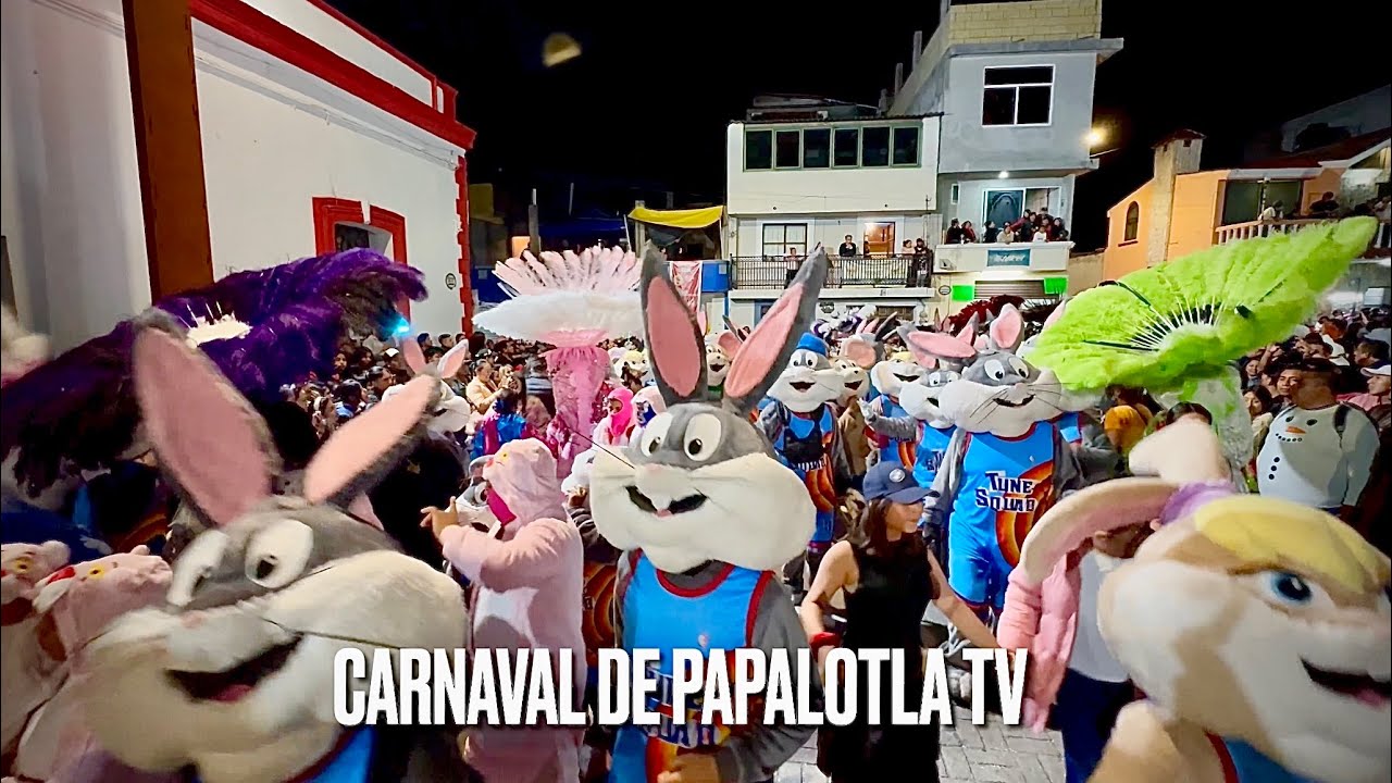 El Remate del Carnaval Papalotla 2025. Barrio de El Carmen.
