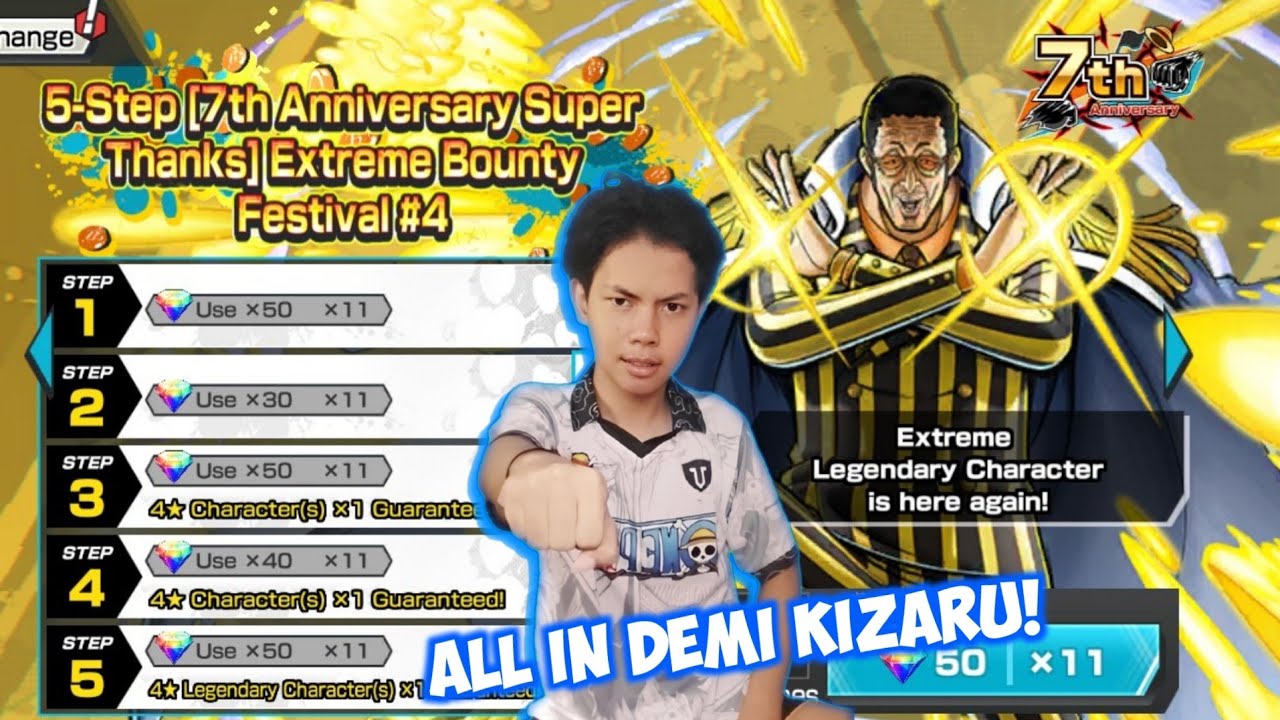 ALL IN SEMESTA! DEMI GACHA KINGZARU🔥 One Piece Bounty Rush 