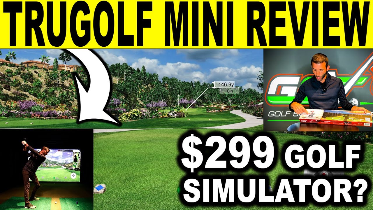 Обзор гольф-симулятора TruGolf MINI — распаковка, первый взгляд и демо! ⛳🏌