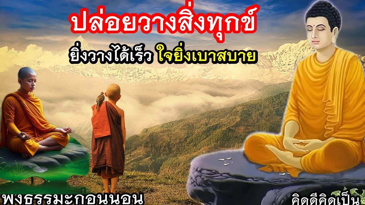 ปล่อยวางสิ่งทุกข์ ใจไม่ยึดมั่นถือมั่น 🙏ใจสงบขึ้น(1455)24