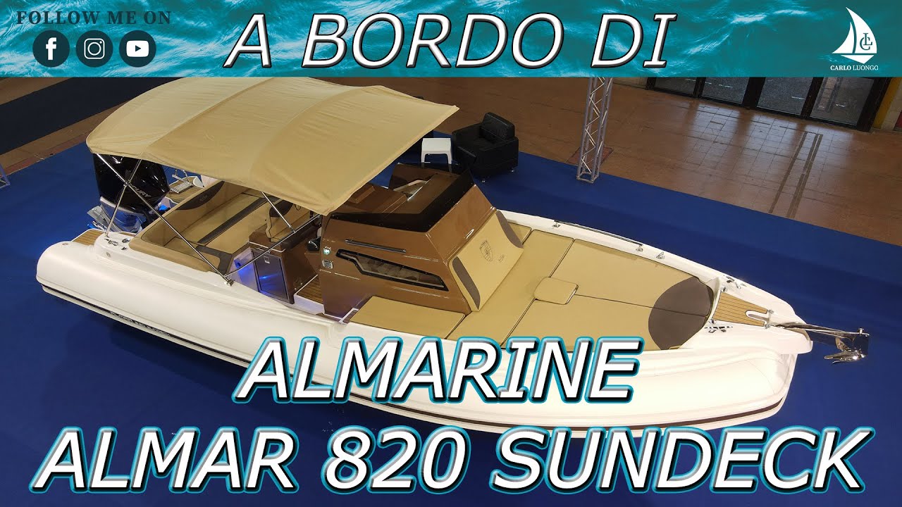 A bordo di Almarine Almar 820 Sundeck