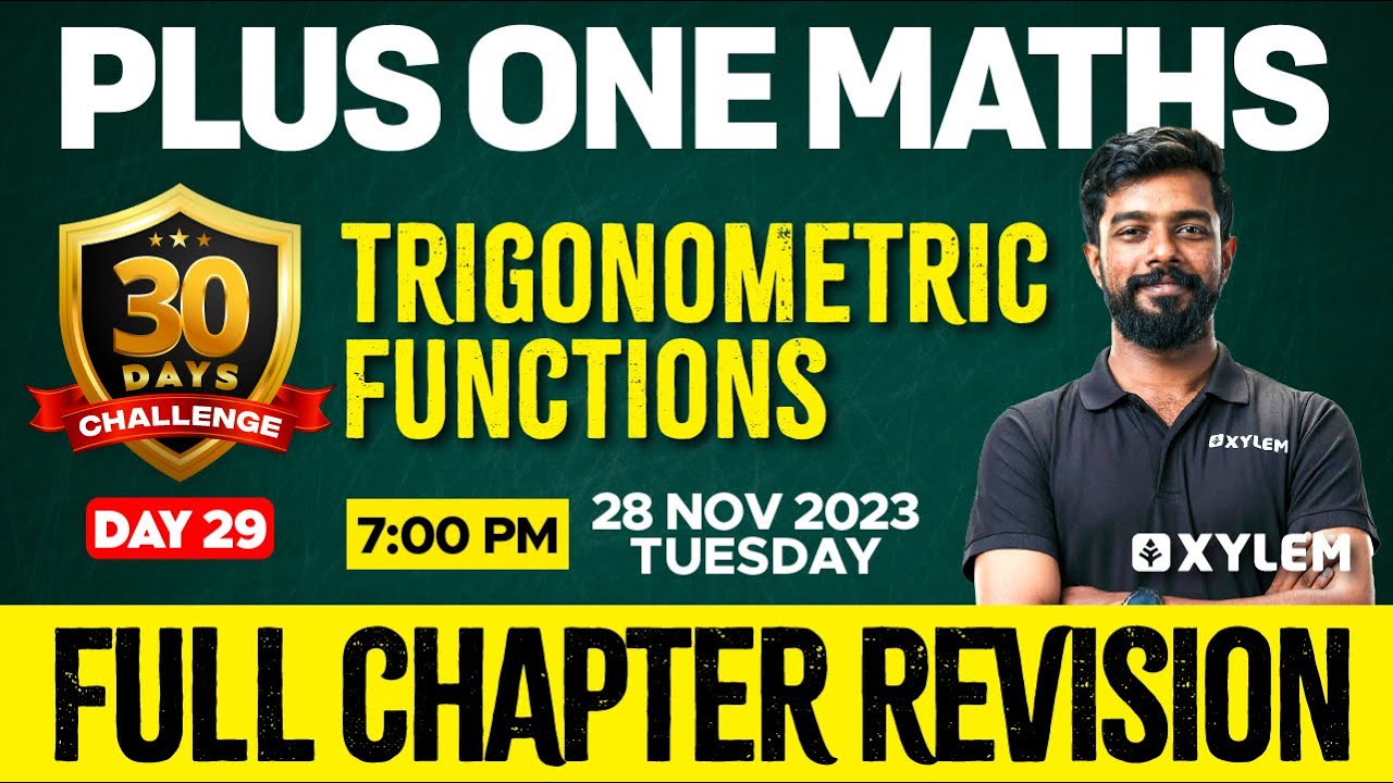 Plus One - Maths - Trigonometric Functions | Xylem Plus One