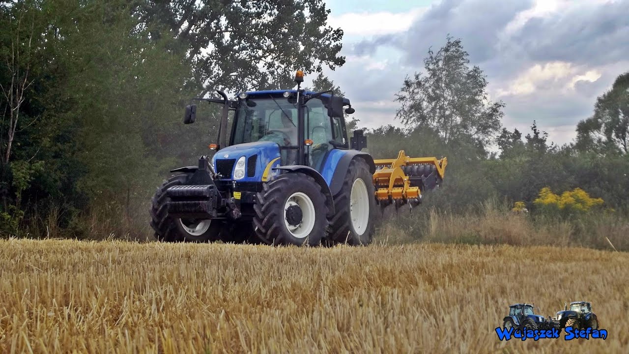 Talerzowanie 2014...New Holland T5060+StalTech 3m...