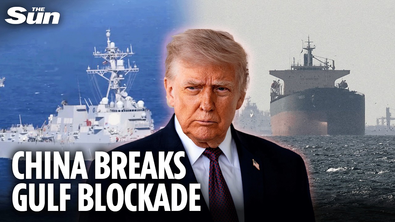 Trump's Strait blockade ignored by Chinese ship - sanctioned tanker slips through unchallenged