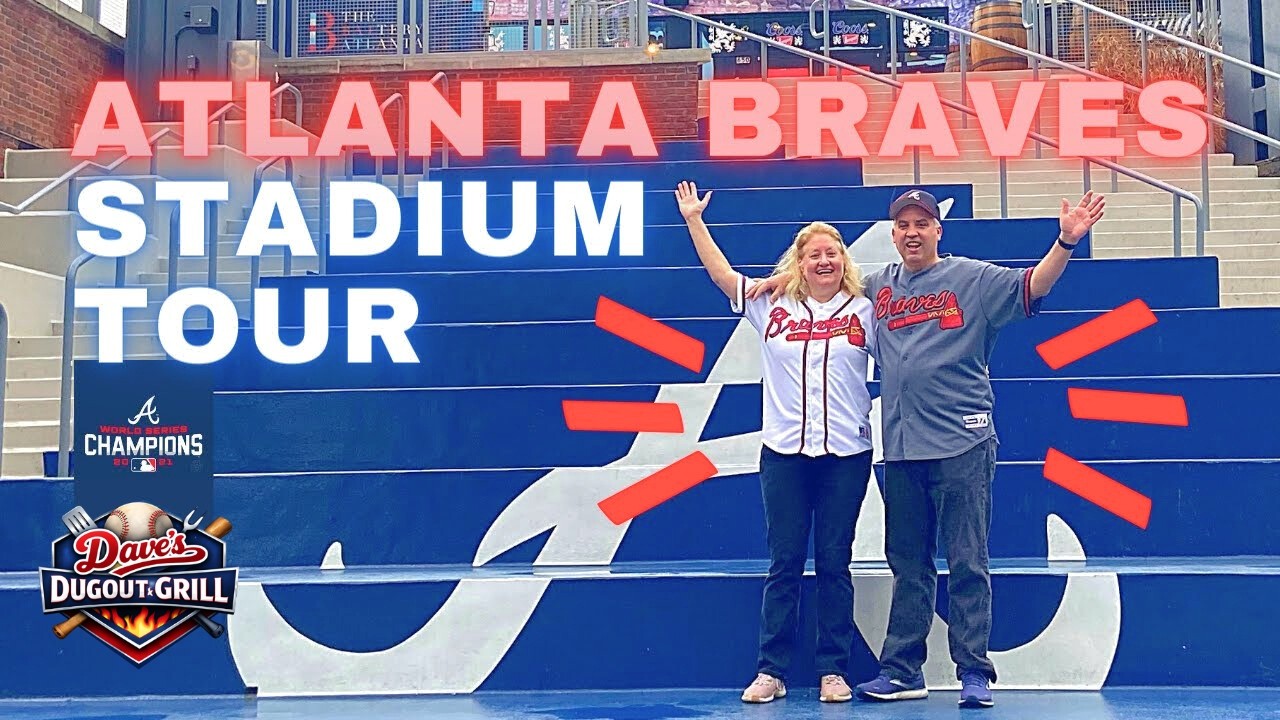 🏆World Champion Atlanta Braves ⚾ Truist Park Stadium Tour l Rare Clubhouse Video 4K