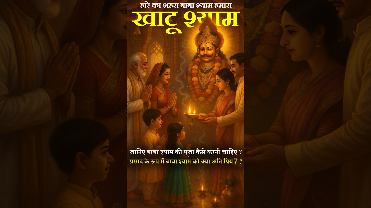 खाटू श्याम जी की पूजा कैसे करें ?। Khatu Shyam ki pooja 😱🔥#shorts #khatushyam #shyam #pooja