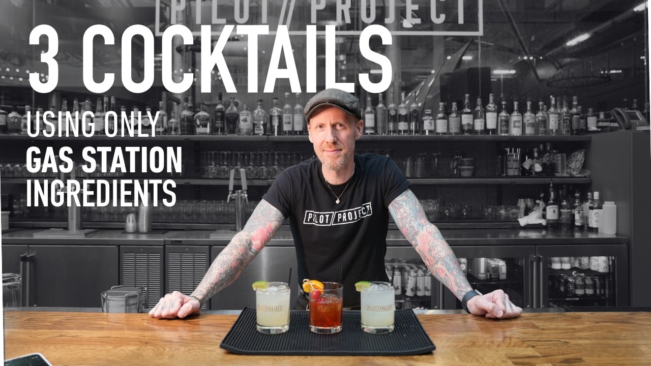 3 COCKTAILS WITH ONLY GAS STATION INGREDIENTS