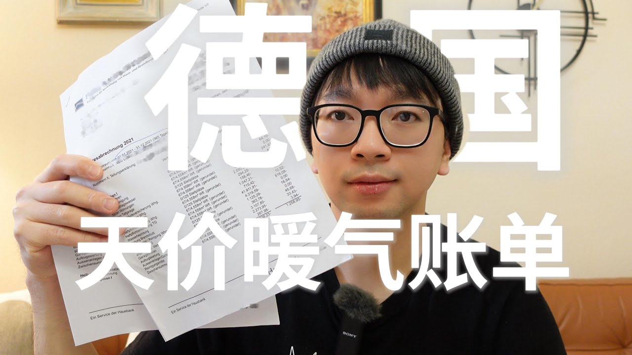虽迟必到！up收到2023年德国天价暖气账单了！用爱真的能发电就好了