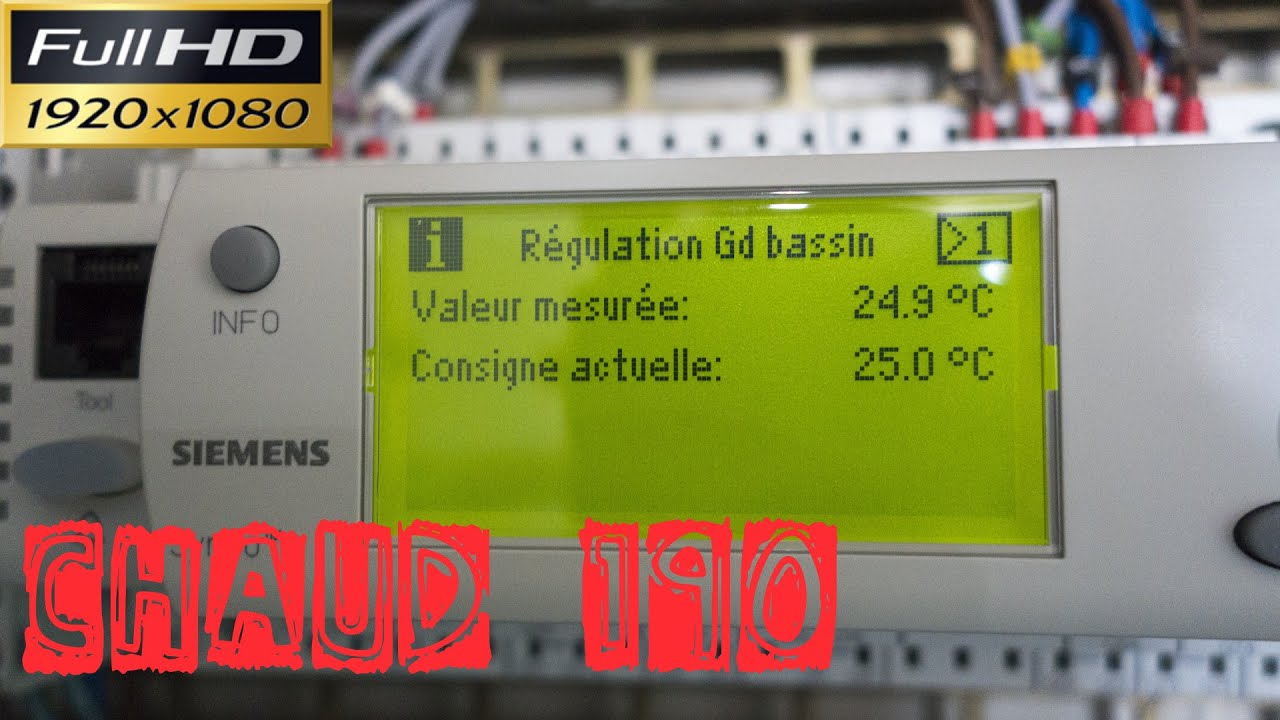 Chaud190-Présentation du régulateur RMS705B et dépannage problème surchauffe  bassin piscine