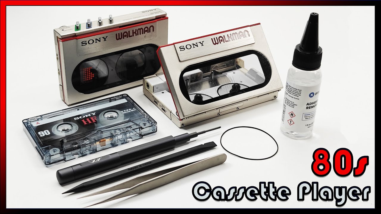 Vintage 1983 Sony WM-10 Walkman Cassette Tape Player Teardown Restore & Repair