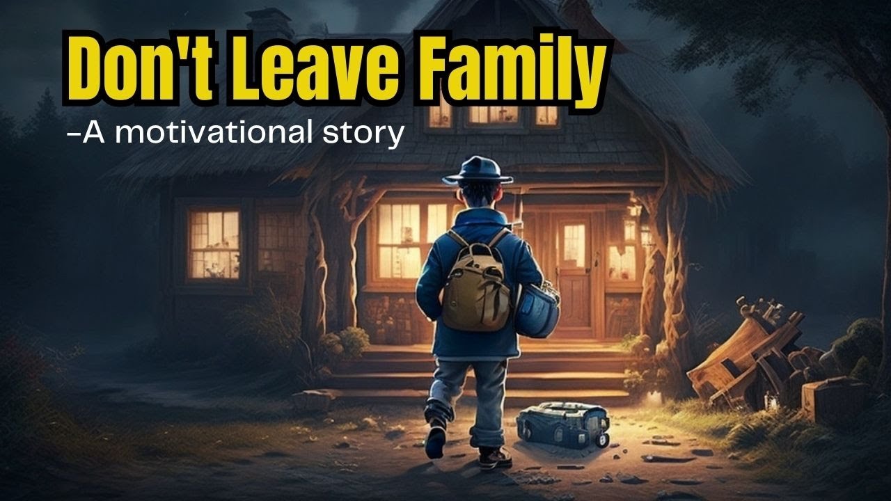 Don't Leave Family | Laws of Life | Motivational Story | English Story