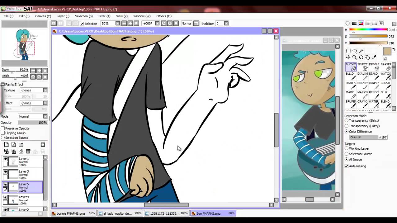 Soy tu problema...¿no es asi Bon? [BonxBonnie] [FNAFHS] [Speedpaint]