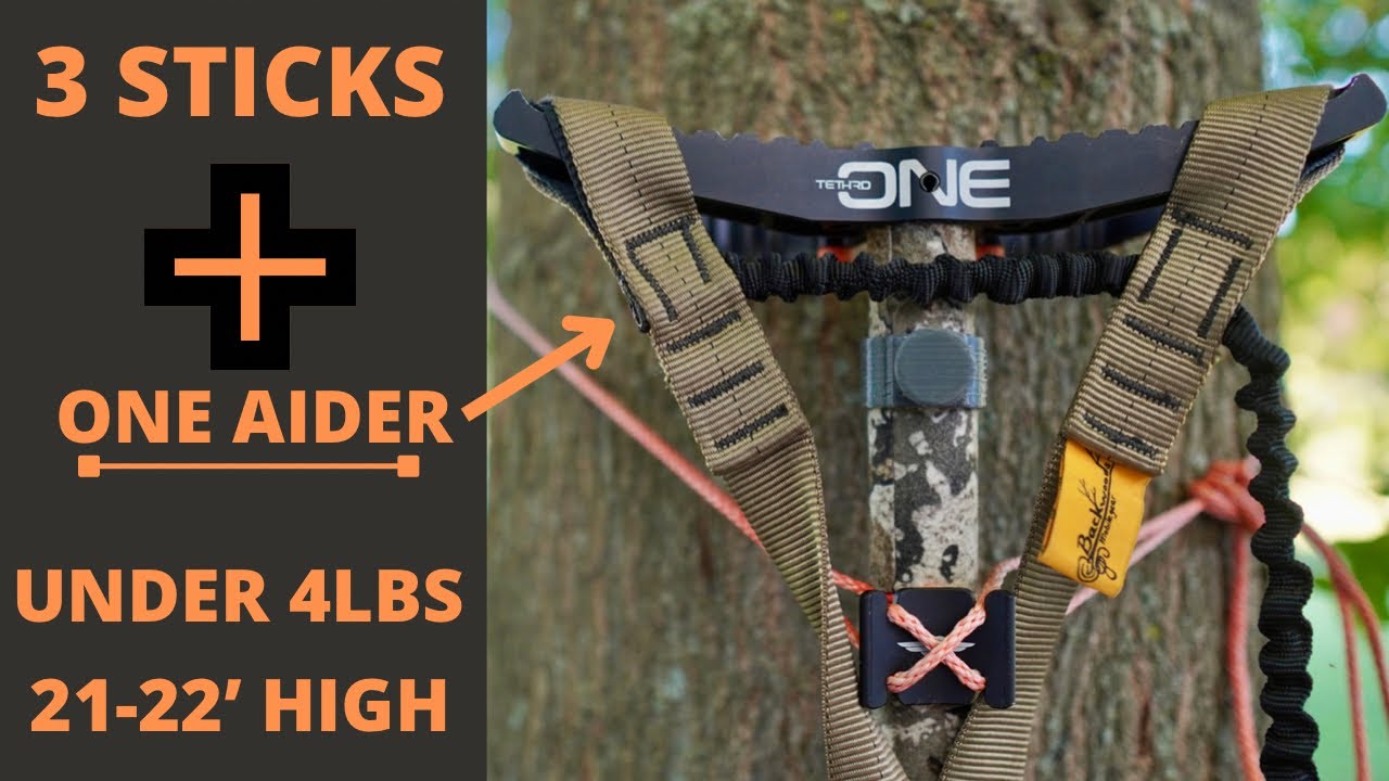 Tethrd One Sticks and Backwoods Mobile Gear GC-ONE 3 Step Movable Aider Full Review
