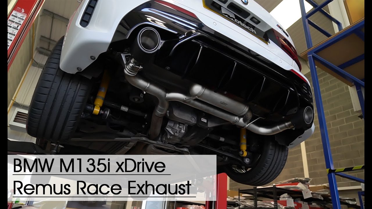 Выхлопная система BMW M135i F40 X-Drive Remus Race. Видеоблог Motech Performance