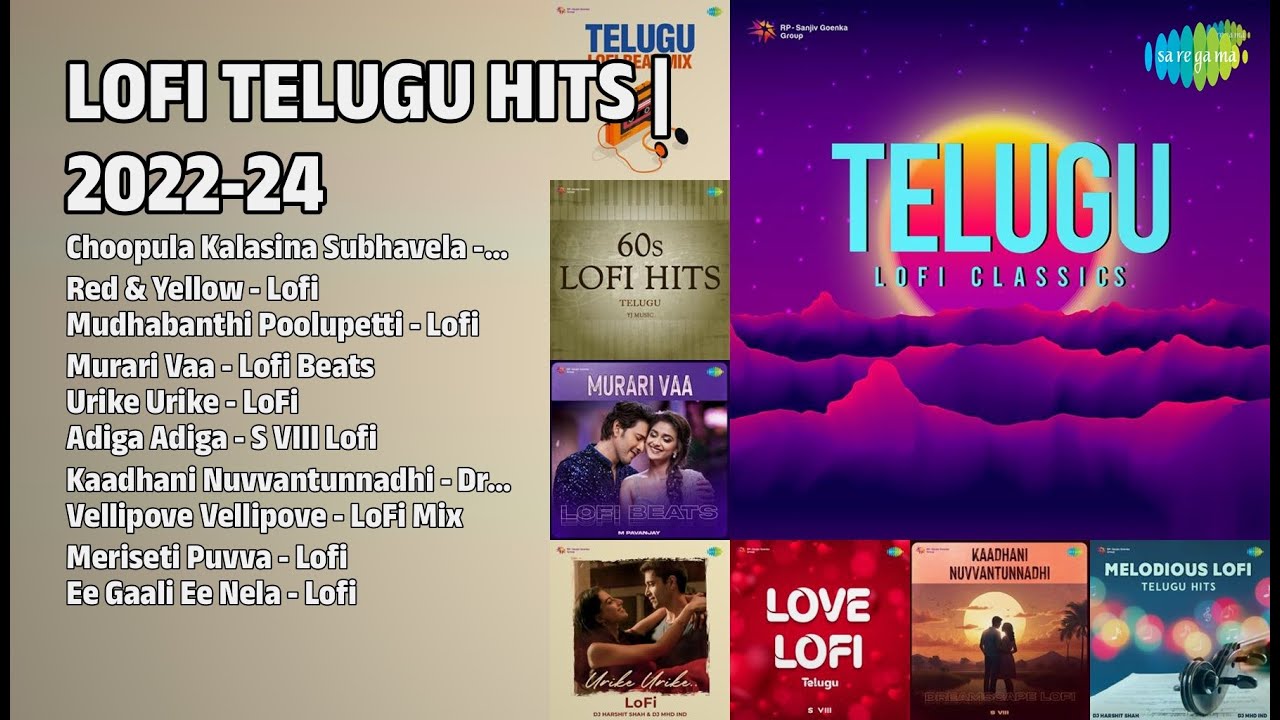 తెలుగు లోఫీ హిట్స్ | DJ Harshit Shah Songs | Choopula Kalasina Subhavela  Lofi